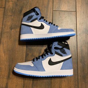 Jordan University Blue UNC shoes men's 10 new High OG